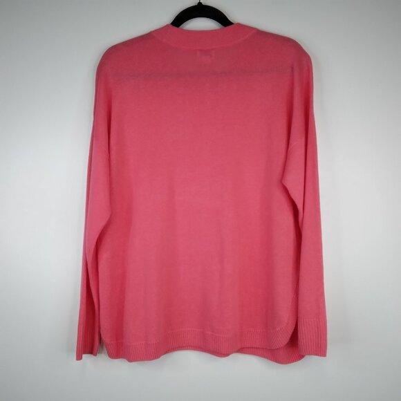 J. Crew Oversized Lightweight Pink Sweater Size M - Picture 8 of 10